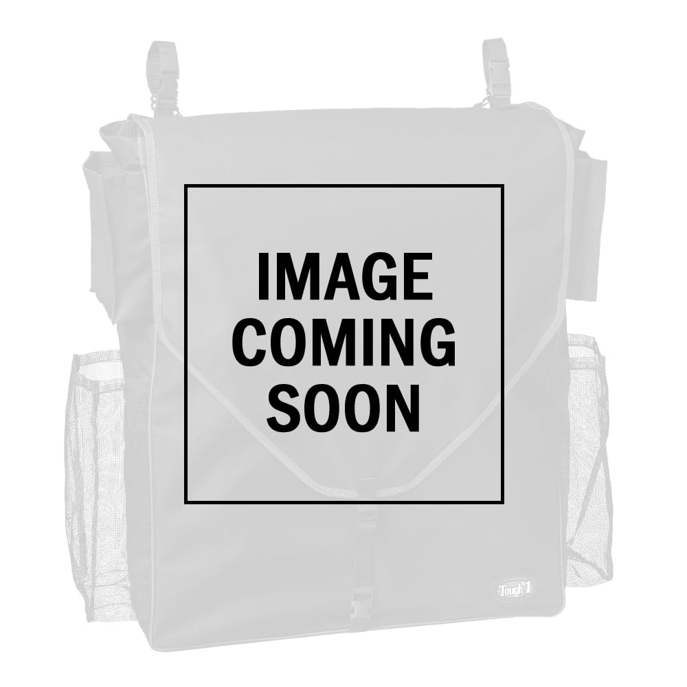 Tough 1 Stall Bag Deluxe Front Denier Pockets Black Gray 61-1024