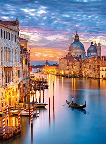 Clementoni 35056 Leuchtendes Venedig – Puzzle 500 Teile, buntes Legespiel für die ganze Familie, Erwachsenenpuzzle ab 14 Jahren – Bild 3