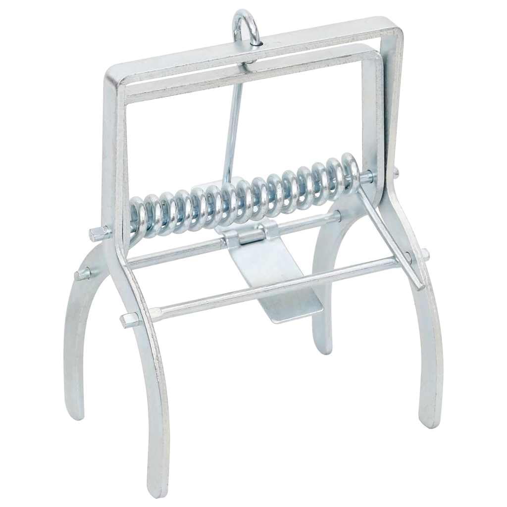 10PZ Trappola per talpe in acciaio zincato - Trappola riutilizzabile per giardino e prato - Efficace controllo dei parassiti 6x12x14cm