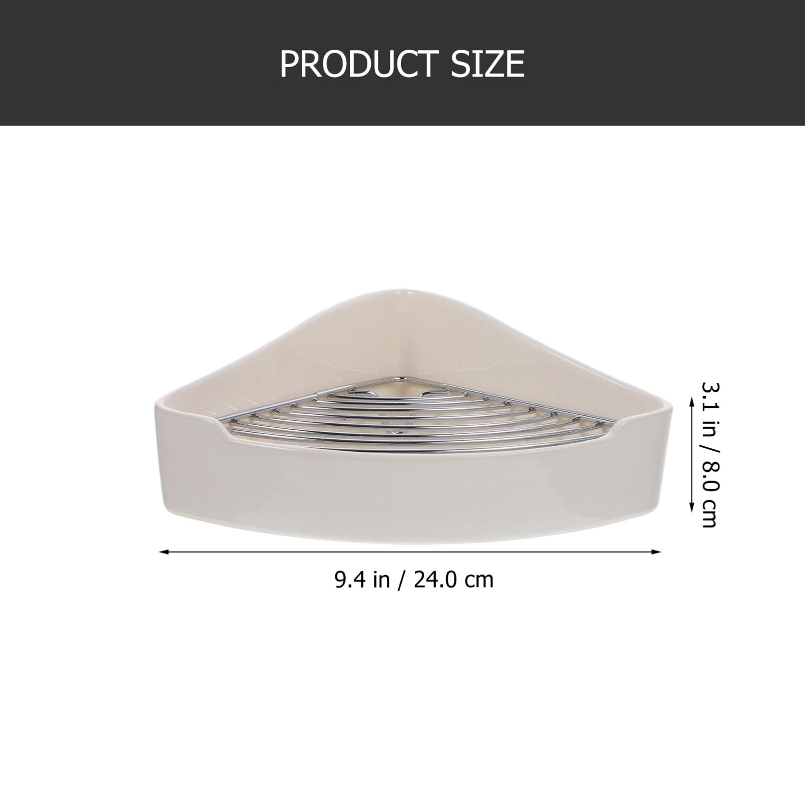 CLISPEED Toilette Triangolare in Materiale Ceramico per Conigli e Criceti, Resistente alla Ruggine e Sicura per Animali Domestici, per Ufficio e Bagno