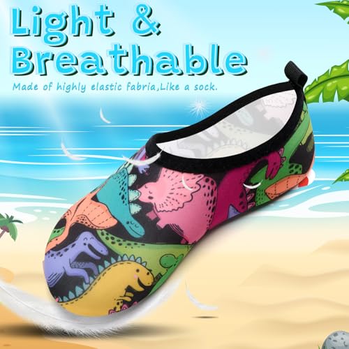 Image of VIFUUR Kids Water Shoes Girls Boys Quick Dry Aqua Socks for Beach Swim Outdoor Sports