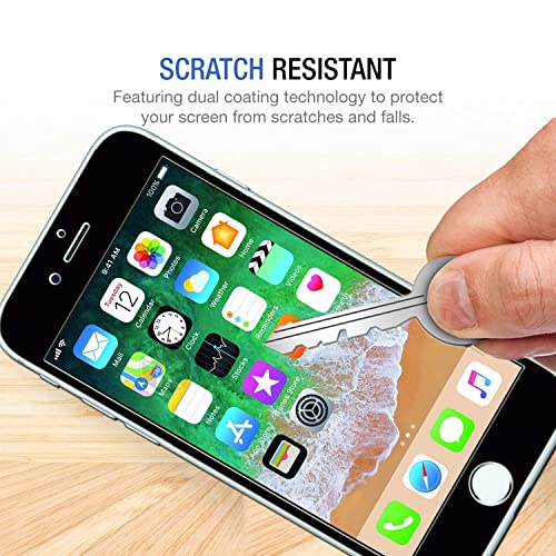 Image of STP FEEL [2 Pack Premium Tempered Glass For iPhone SE (2022 /2020) and iPhone 7 /8 (4.7 Inch) Edge to Edge Super Tough 9H Hardness Screen Protector Guard with Easy Installation Kit
