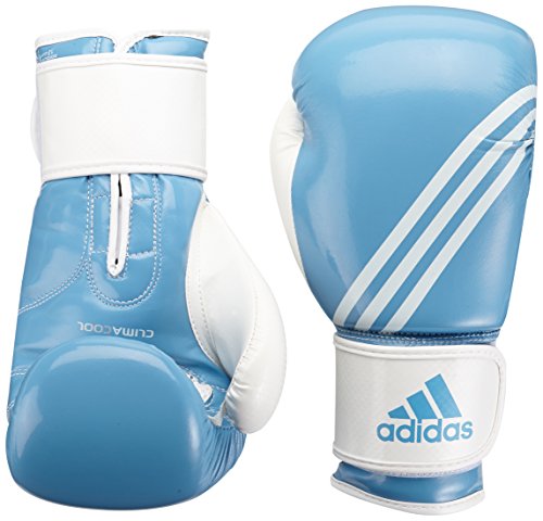 light blue boxing gloves
