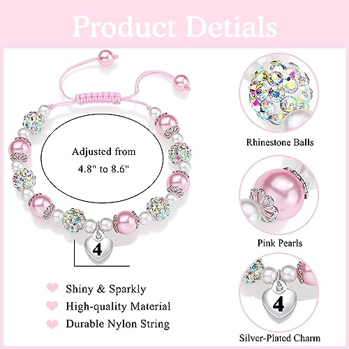 PINKDODO Birthday Gifts for 4-10 Year Old Girl Bracelet Jewelry Gifts3