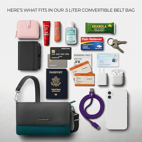 Image of Travelon Anti-Theft Addison Convertible Crossbody /Belt Bag