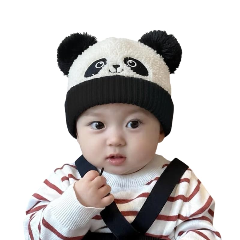 Baby Boys Girls Winter Knit Cap Hat Soft Fleece Velvet Fur Woolen Hat | Skull Beanie Pom Pom Unisex Kids Winter Hat (3 Month to 4 Yrs)-image-25