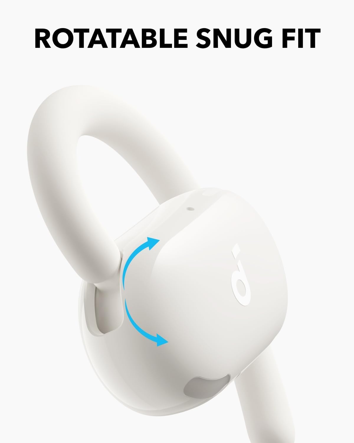 Słuchawki douszne Soundcore V20i by Anker(odnowiony), regulowane zaczepy na uszy, bardzo wygodne dopasowanie, głębokie basy, wyraźne rozmowy, IP55, LED, 36 godzin odtwarzania, Bluetooth