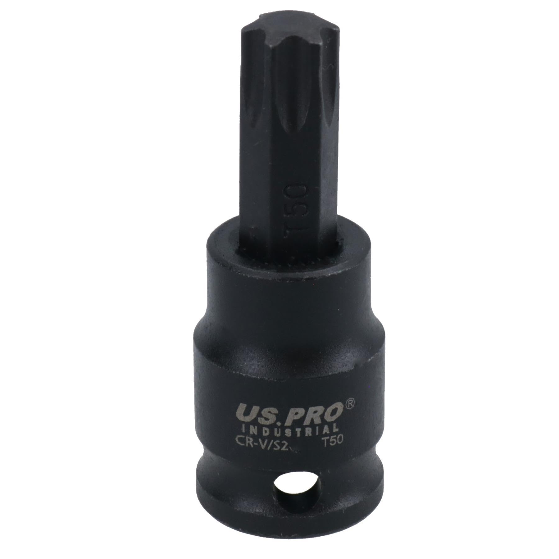 Ab Tools Men's T50 Torx Star Impact Impacted Shallow Short Bit Socket 3/8In Drive