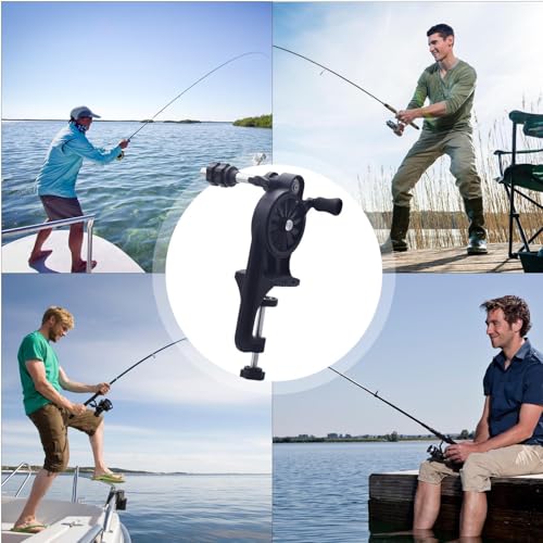 Bobinador de carretes de pesca manual herramienta portátil ajustable 5