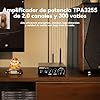 AIYIMA A07PRO TPA3255 Mini amplificador de potencia 2.0/2.1CH Amplificador de audio 300Wx2 Clase D Hi-Fi Estéreo Amplificador integrado Bluetooth 5.2 Amp de escritorio con agudos y graves #4