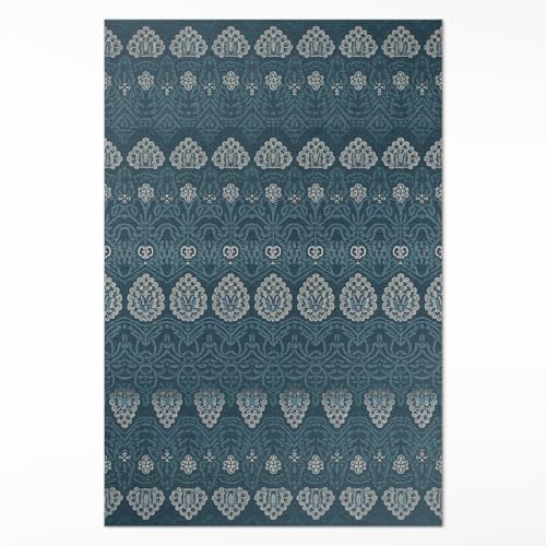 Tapis en vinyle pour cuisine maison deco aztèque 60x90cm - 2