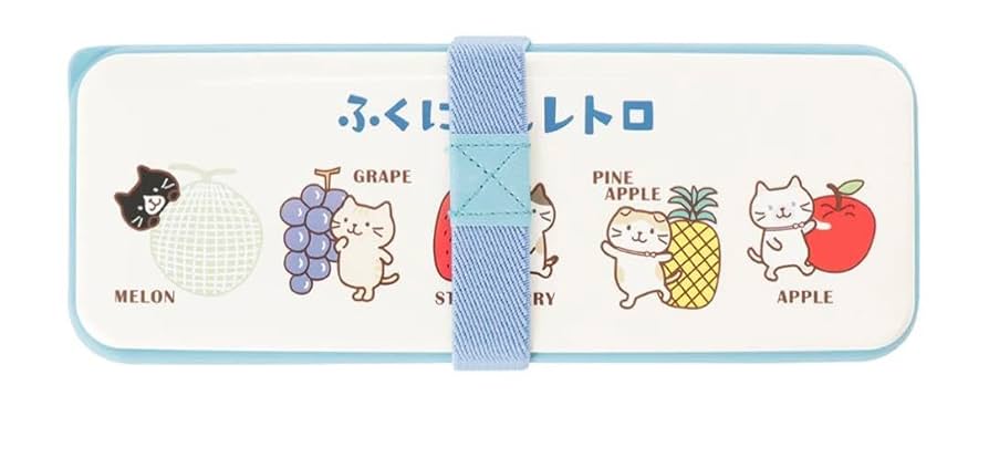 Amazon | ふくふくにゃんこ レトロランチボックス お弁当箱 2段
