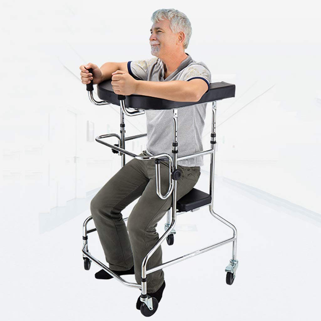 Rollatory Chodziki dla seniorów Osoby w podeszłym wieku Chodzik pomocniczy Po zawale mózgu Sprzęt treningowy do rehabilitacji porażenia połowiczego Rama treningowa na stojąco interesting