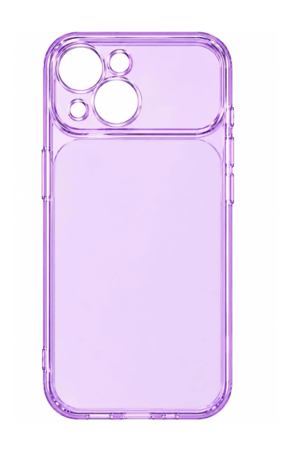 Dezet Compatible Clear Case for iPhone 17 Transparent Matte Soft Slim Shockproof TPU Bumper, Anti-Yellow Crystal Case with Camera Lens Protection Back Cover for (Purple) — Amazon image 15