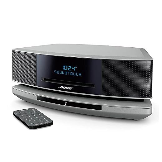 Bose Wave SoundTouch Music System IV, works with Alexa, Platinum Silver - 738031-1310