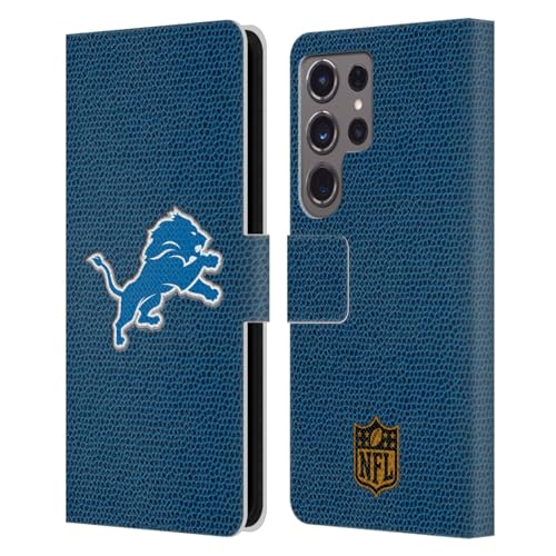 Carcasa Detroit Lions Samsung S24 Ultra evita arañazos con tapa de cuero libro