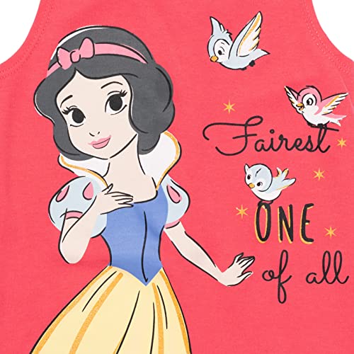 Disney Princesses Snow White Toddler Girls Snap Sleeveless Romper & Headband Snow White 4T - image 4