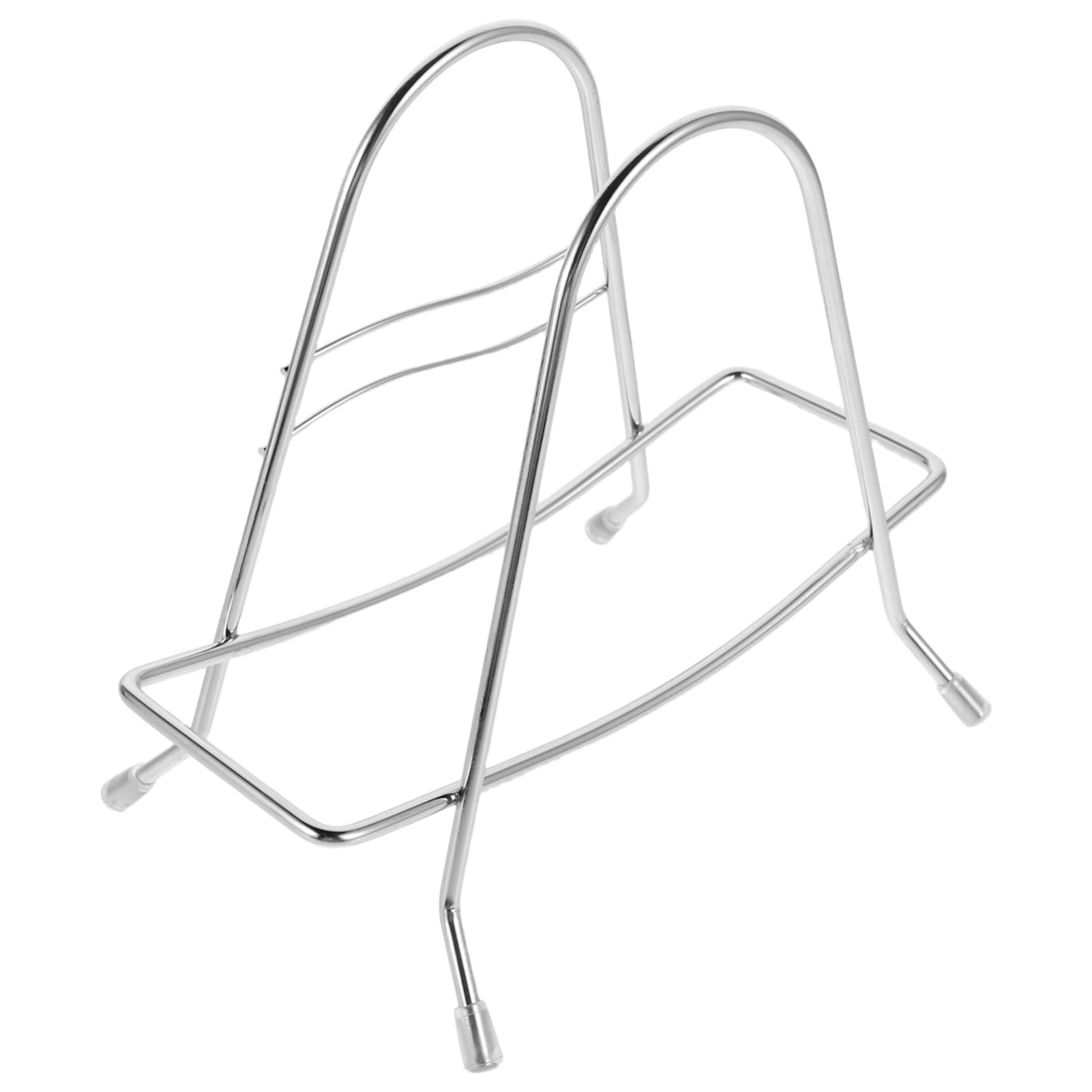 FUNOMOCYA Stainless Steel Cutting Board Organizer Heavy Duty Rack for Pot Lids Chopping Boards User Friendly Kitchen Stand for Versatile Culinary Use Easy Installation