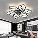 Ventilatore da Soffitto con ​Luce E Telecomando Regolazione della Risposta Ultra Rapida Ventola da Soffitto Ventilatore Ventilatore da Soffitto Risparmio Energetico Illuminazione Interna