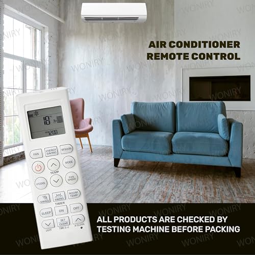Image of Air Conditioner Remote Control Compatible for Lg Split and Window AC Remote (AC-36i)