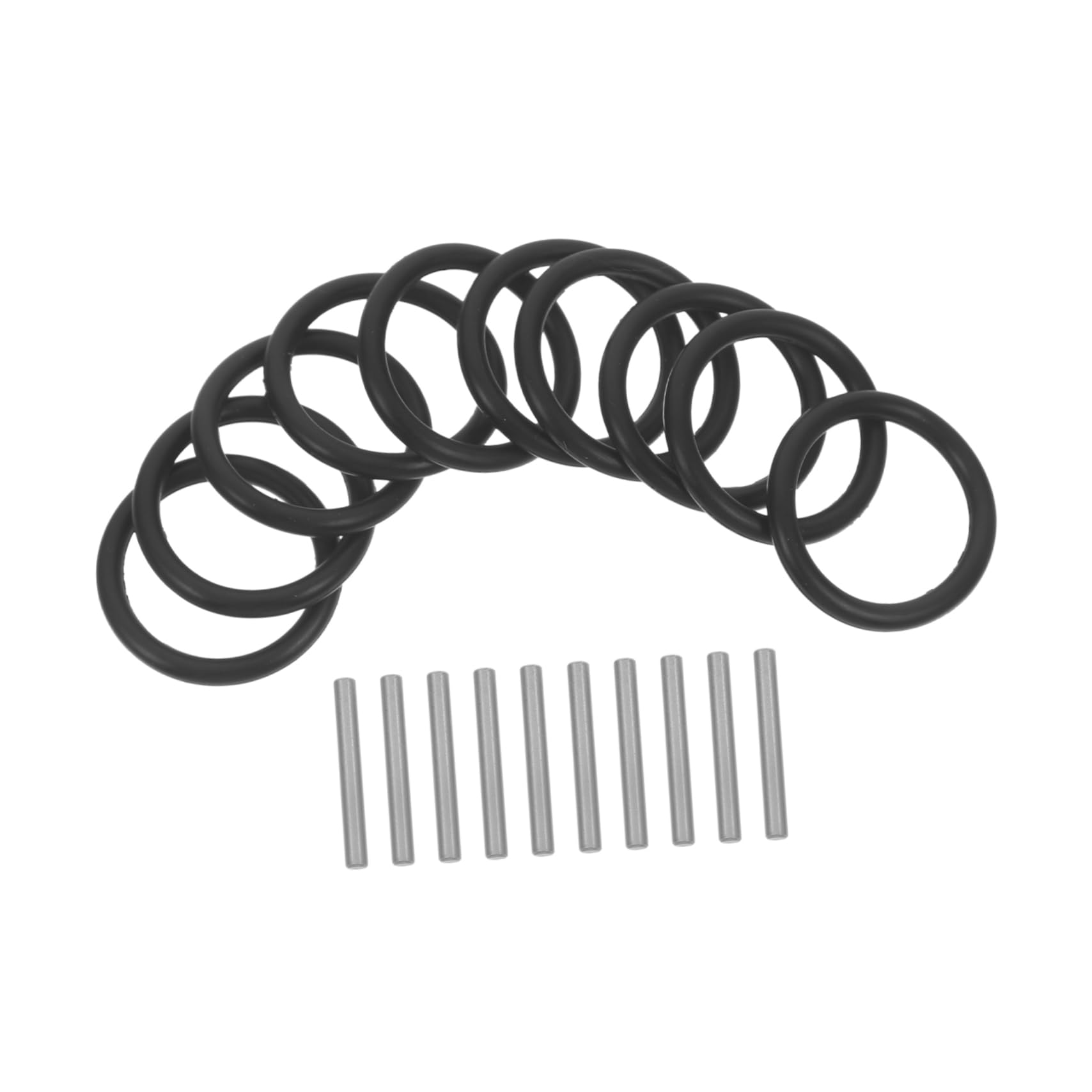 PLAFOPE 10sets Rubber Wrench Replacement Rubber Rings Compatible with Electric Pneumatic Tools Easy to Store Replace Versatile Drill Socket Retainer Set
