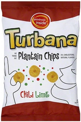 Turbana Plantain Chips, Chili Lime, 7 Ounce