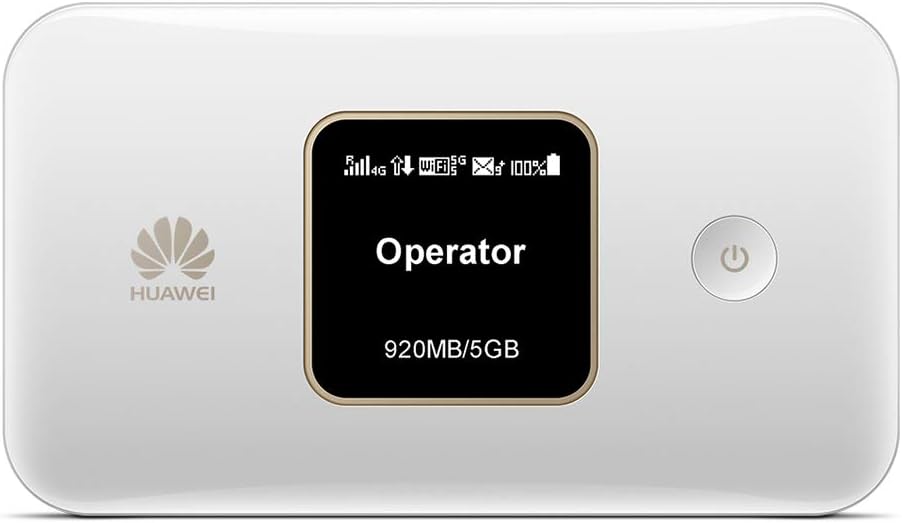 Huawei E5785 White, 4G, 300Mbps Travel Mobile Wi-Fi Hotspot with Long-Lasting 3000Mah Battery Unlocked to all Networks