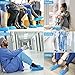 Shoe Covers Disposable 1000 PCS (500 Pairs) Reusable Boot Covers Waterproof, Durable for Real Estate, Travel, Construction, Workplace, Medical, Rain, Floor, One Size Fits Most, Hygienic Carpet Blue