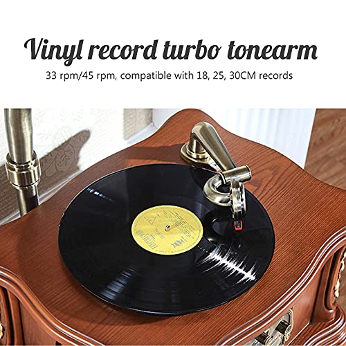 JRZTC Gramophone, Tourne-Disque Vinyle, Platine Vinyle, Lecteur de Vinyle Bluetooth, avec télécommande, Radio FM… - Les Beatles, Paul McCartney, John Lennon, RIngo Starr, George Harrison JRZTC Gramophone, Tourne-Disque Vinyle, Platine Vinyle, Lecteur de Vinyle Bluetooth, avec télécommande, Radio FM… – Image 5