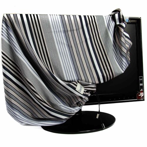 Funda para TV de 42 a 50 pulgadas en tela elástica ajustable color verde pistacho grande 2