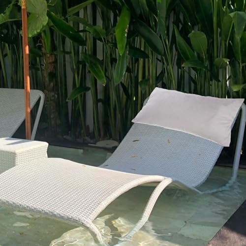 Cojín de forro polar resistente para sillones de descanso exterior 8