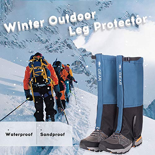 Honelife Par Capa de Sapato À Prova D 'Água Caminhadas Escalada Snow Ski Legging Polainas Mulheres