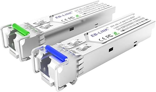 Miniatura 1 de 1.25G GLC-BX-UD, BIDI WDM SFP Transceptor, monomodo único LC, 13101550nm, 6.2 mi