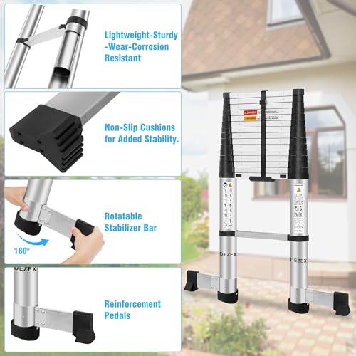 Telescoping Ladder 15.5 Ft