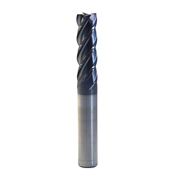 2.8mmMill Dia 4 Flutes HRC55 Solid Carbide Square Nose End Mill Flat Cutter,Coating,CNC Lathe Milling Bit for Cutting Hardened Steels