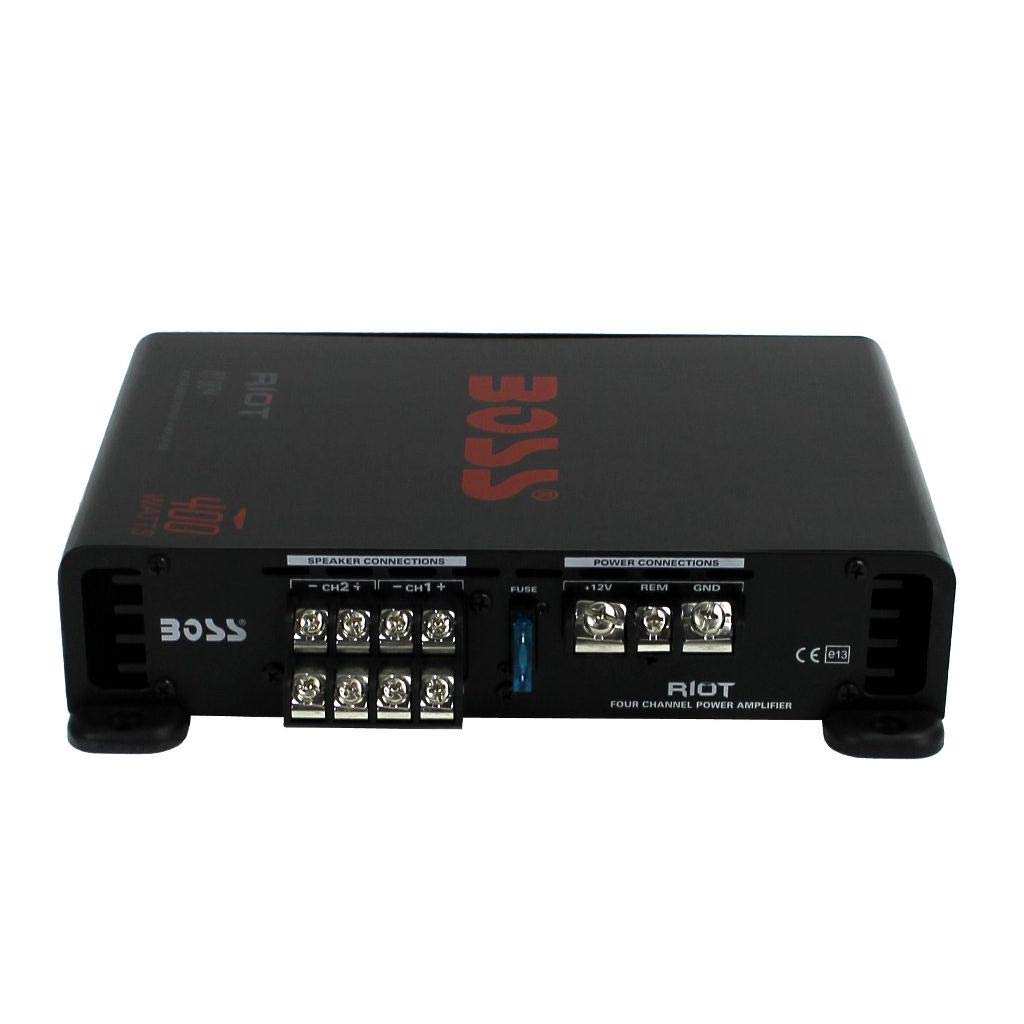 Amazon.co.jp: 《BOSS Audio Systems》Riot R1004 4ch アンプ Class A