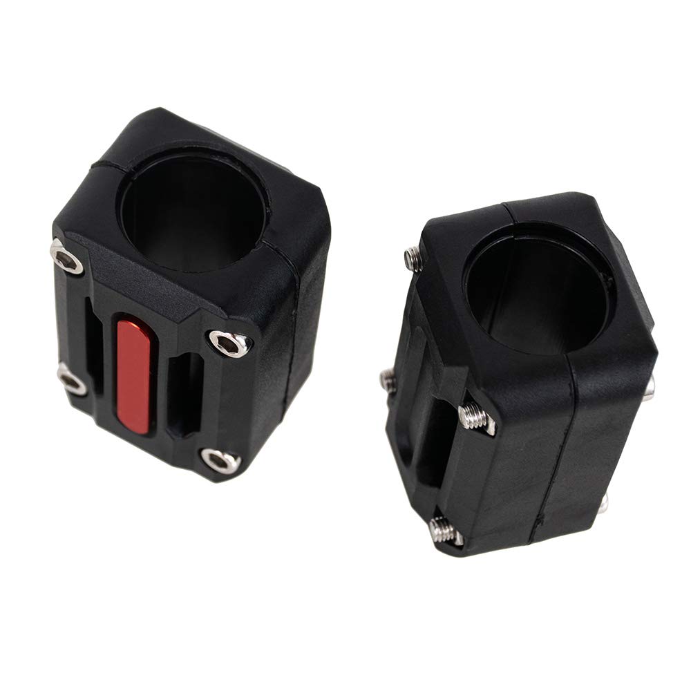 Blocchi paraurti moto, 22mm 25mm protezioni crash bar per NC700X, Africa Twin CRF1000L, 1290 Super Adventure, Tiger Explorer 1200, R1200GS, F800GS, Multistrada 950 (Rosso)