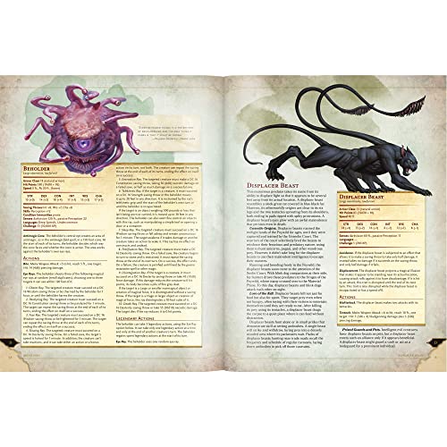 Image of D&D 2014 Monster Manual (Dungeons & Dragons Core Rulebook)