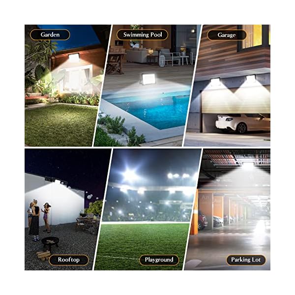 30W LED Strahler Außen 3000LM Superhell led strahler 6000K Kaltweiß IP65 Wasserfest led scheinwerfer,Ultradünnes für… – Bild 8