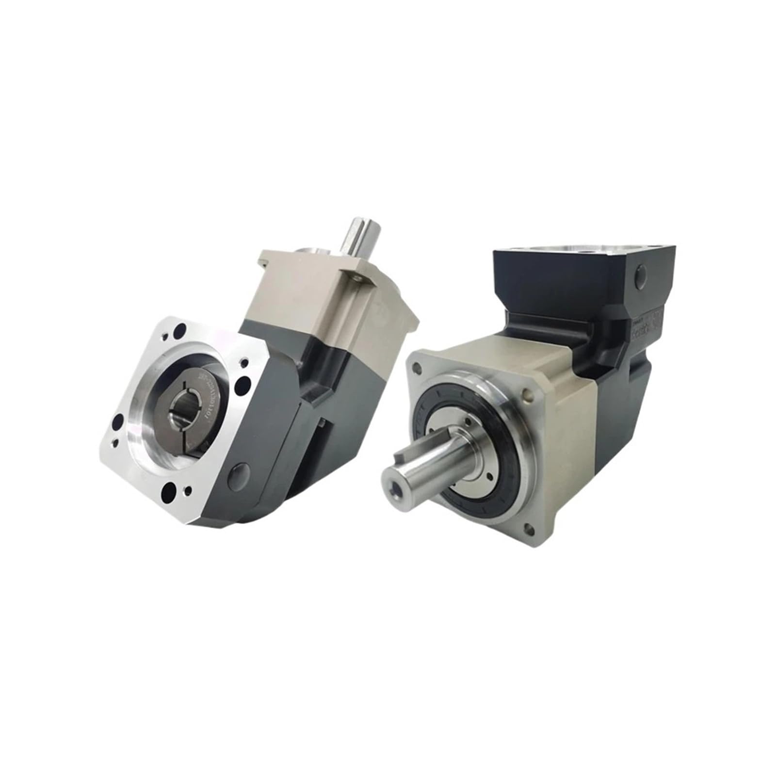 NVSFZGIYG 90 Degree Helical Planetary Reducer Reduction Gearbox Motor for 1KW-7.5KW Servo Nema42 Nema52 Stepper(Silver,Speed Ratio 70 to 1)