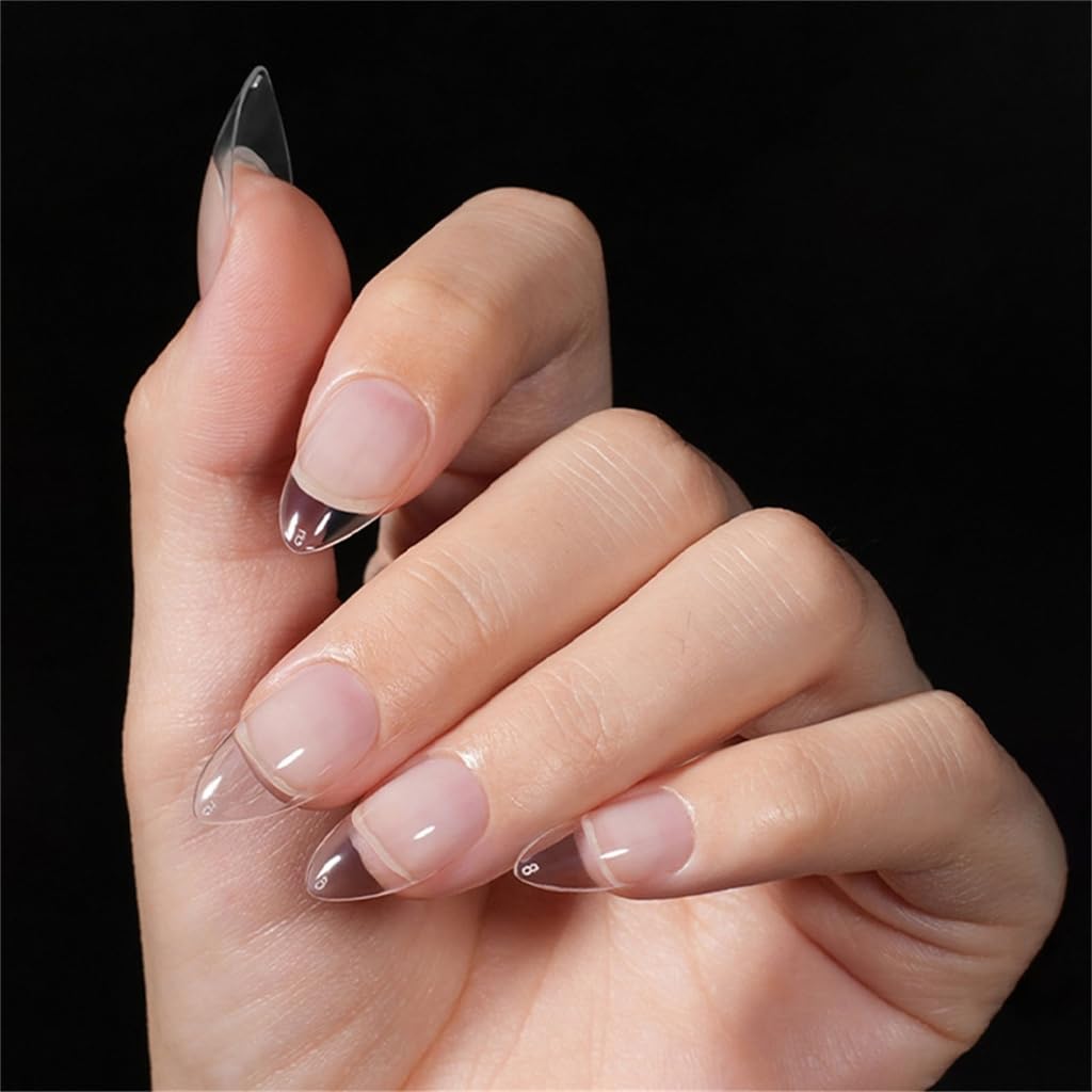 504Pcs Pre Etched Matte Fake Nails Tips Gel Nails Tips 12 Sizes Full Covers False Nails Artificial Press On Nails Gifts
