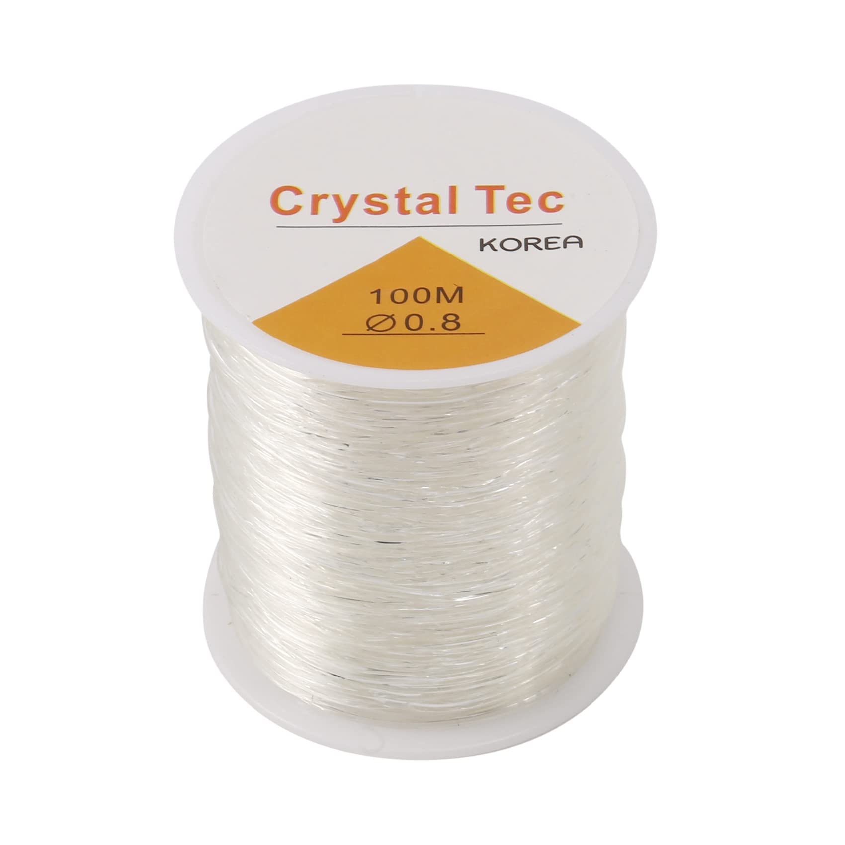 CTRLZS 0.8mm Clear Bead Cord Crystal Elastic Stretchy Bracelet String for Jewelry Making Necklace Bracelet Beading Thread 0.8mm