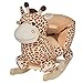 homcom Cavallo a Dondolo in Legno Giraffa per i Bambini 60 x 33 x 45cm