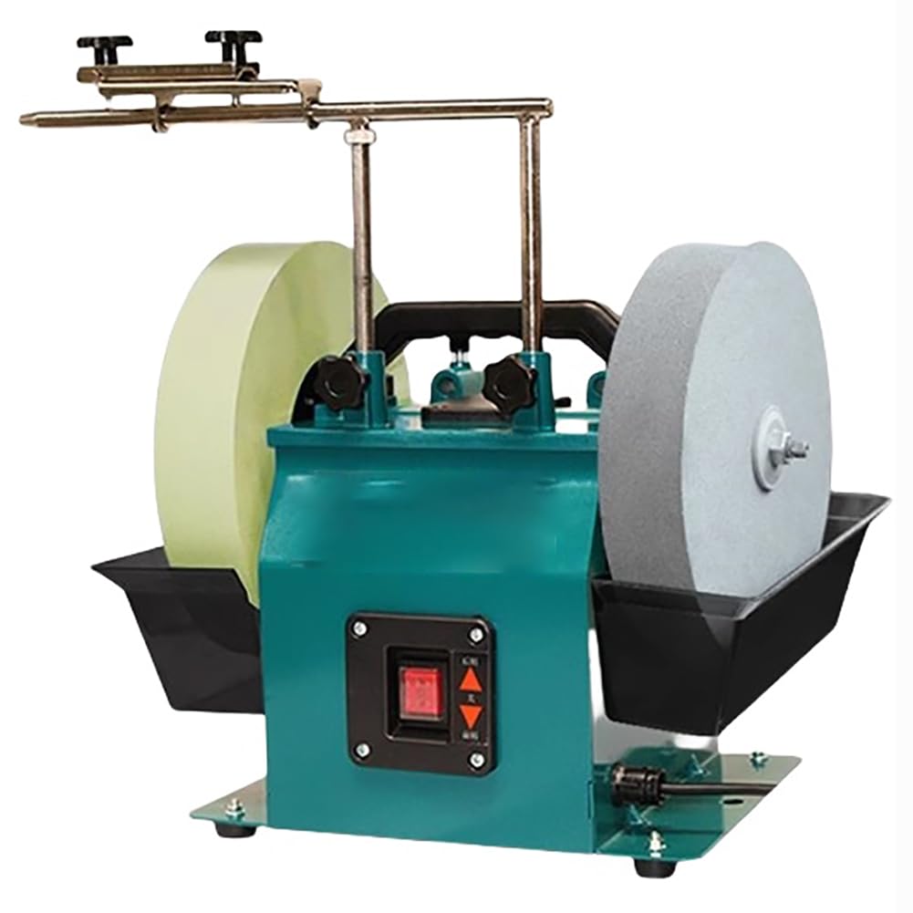 10 Water-Cooled Knife Sharpener Compact Variable Speed Sharpener 90-160 Rpm Two-Way Wet And Dry Sharpening System Adjustable Water