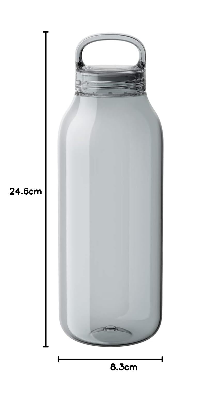 Kinto - Bouteille d'eau gris fumé - 950 ml