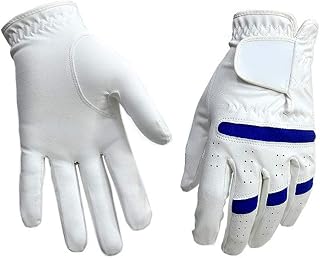 HEQIE-YONGP Golf Ball- Golf Gloves Men Left Hand Right Hand Nano Microfiber Cloth Sports Gloves Anti-slip Practice (Color : Right hand, Size : 22)