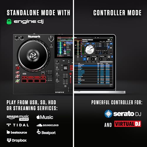 Image of Numark Mixstream Pro+ DJ Controller and DMX Interface for Live Music, DJ sets, Events, Music production
