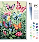 Kit De Pintura De Flores Por Números Para Adultos Y Niños De 6 A 12 Años