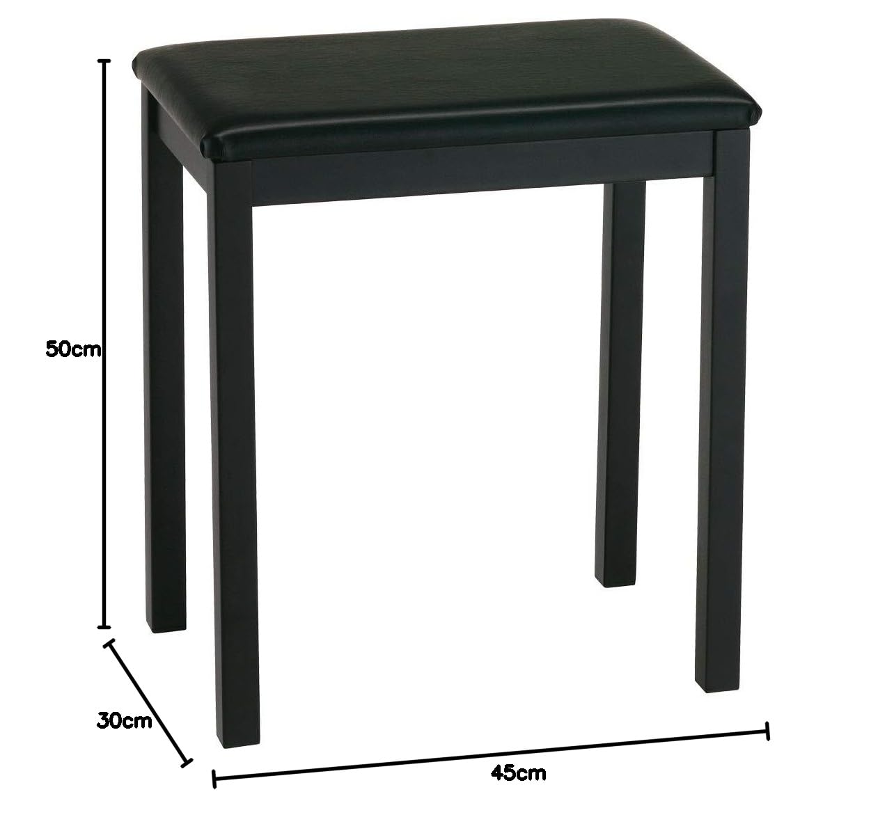 Amazon | Roland ローランド ピアノ椅子 BNC-11-BK 高さ固定式