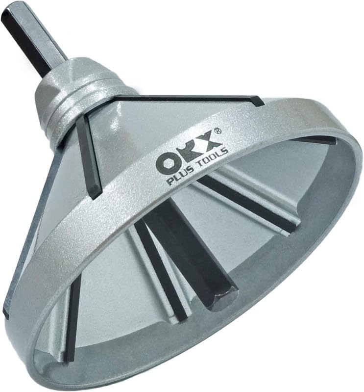ORXPLUS Tools 2 in 1 Inner-Outer Deburring Tool for PVC, CPVC, PP, PE, PEX, ABS, Copper, Aluminum and Plumbing Tool with OD 13/16" to 2-1/2", ID 7/8"